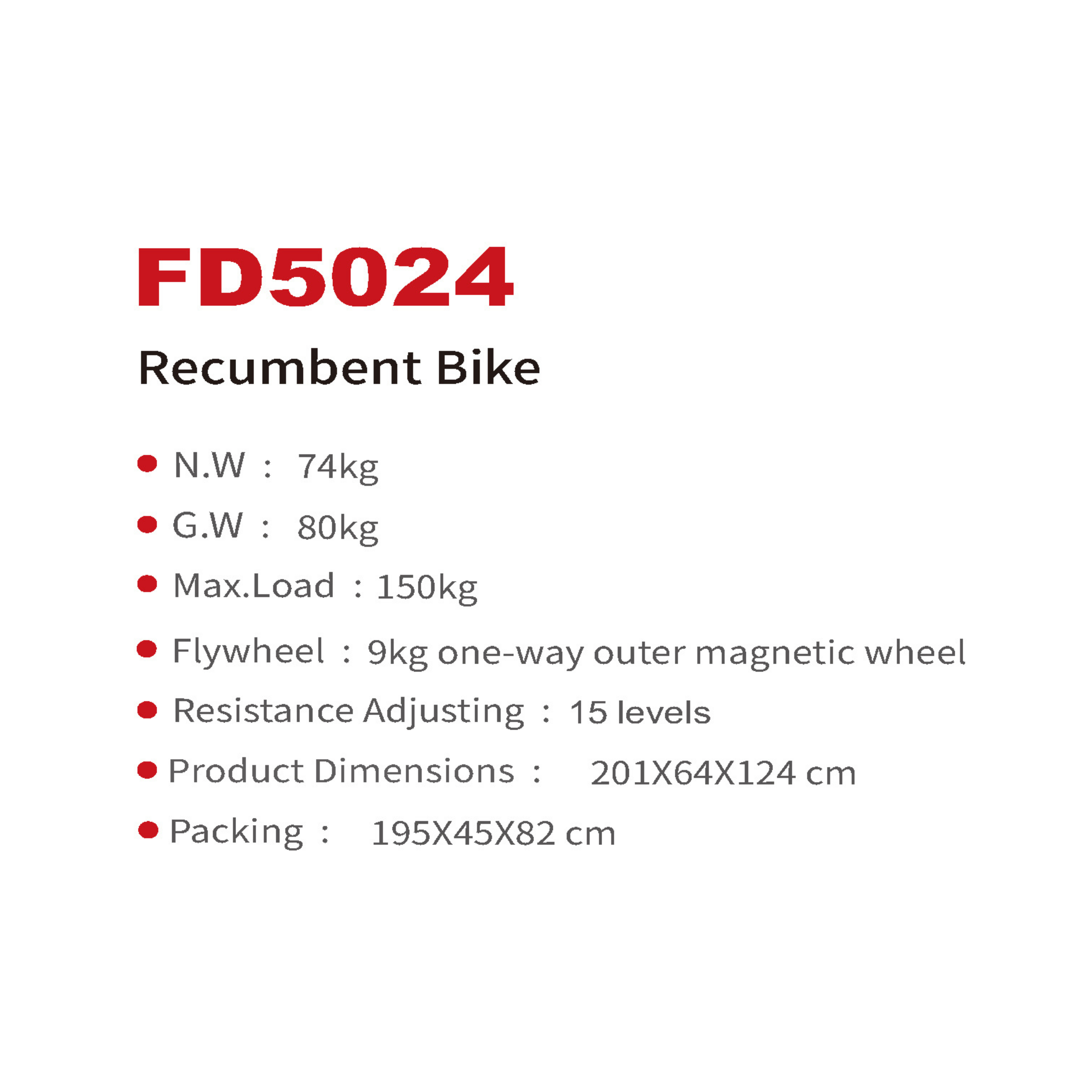 FD5024 Recumbent Bike